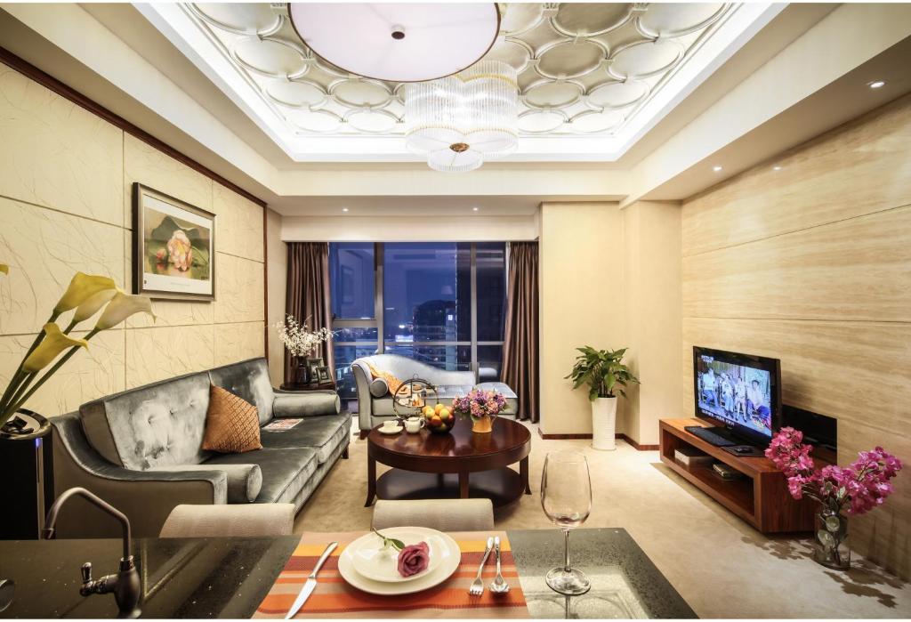Yousu Hotel & Apartment Tianyi Square Yinyi Global Center Apartment Ningbo Chambre photo