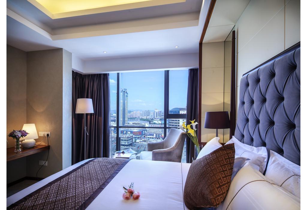Yousu Hotel & Apartment Tianyi Square Yinyi Global Center Apartment Ningbo Extérieur photo